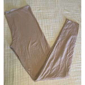 VTG Jockey Leggings Womens Small Nude Modal Blend Cozy Stretch Casual Loungewear